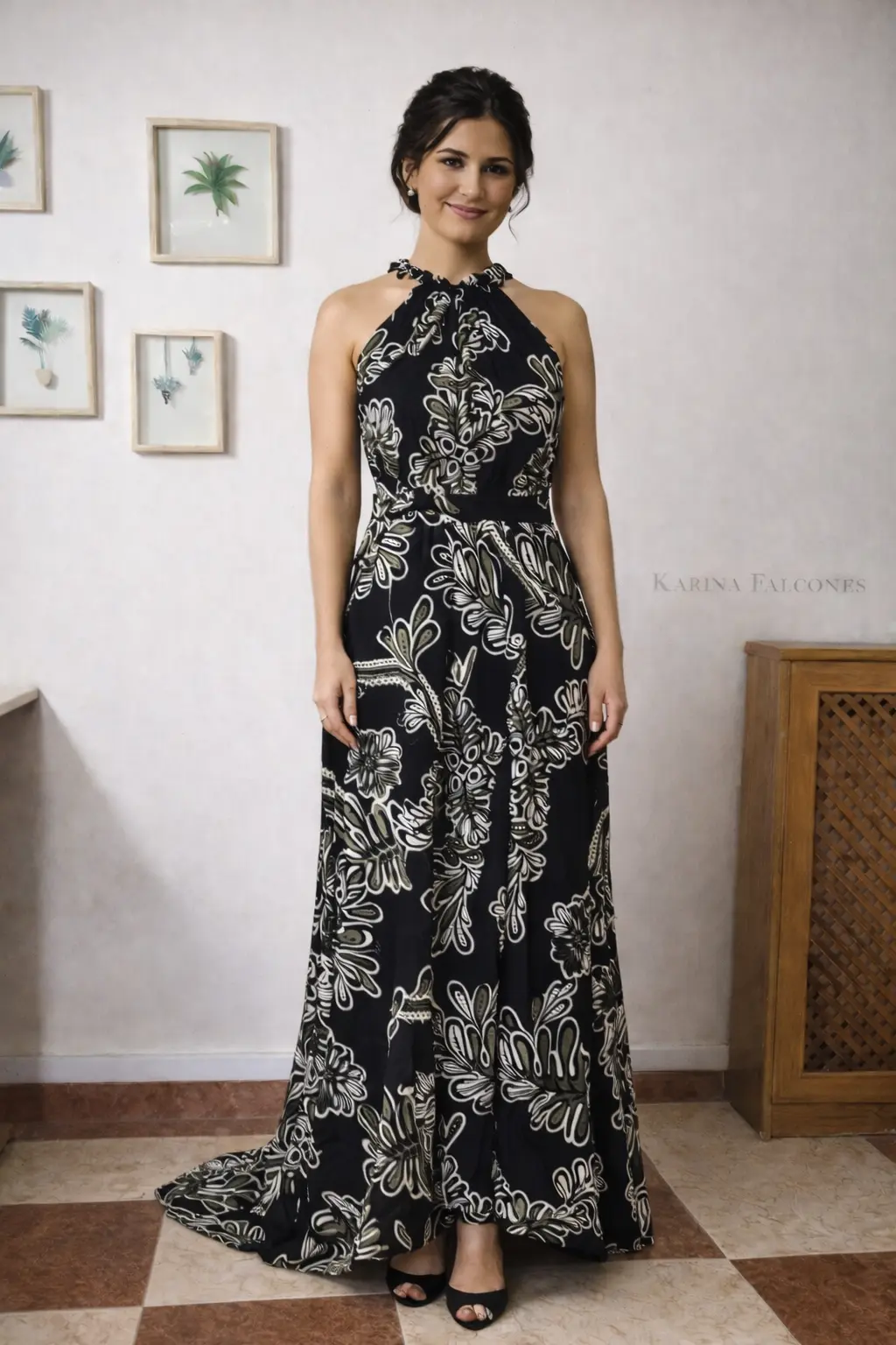 Vestido medida para invitada en Madrid (clienta) - Karina Falcones