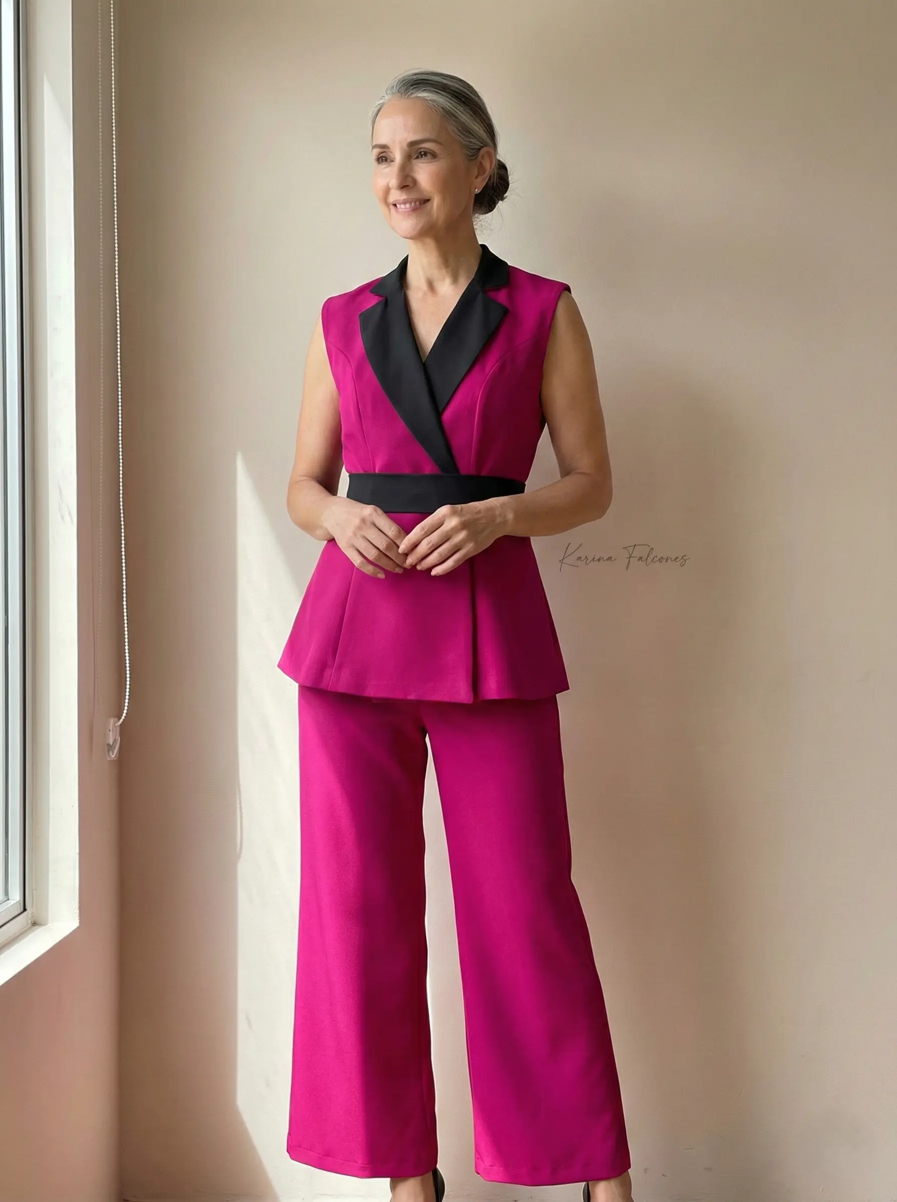 Vestido LARGO a medida para invitada en Madrid (clienta) - Karina Falcones