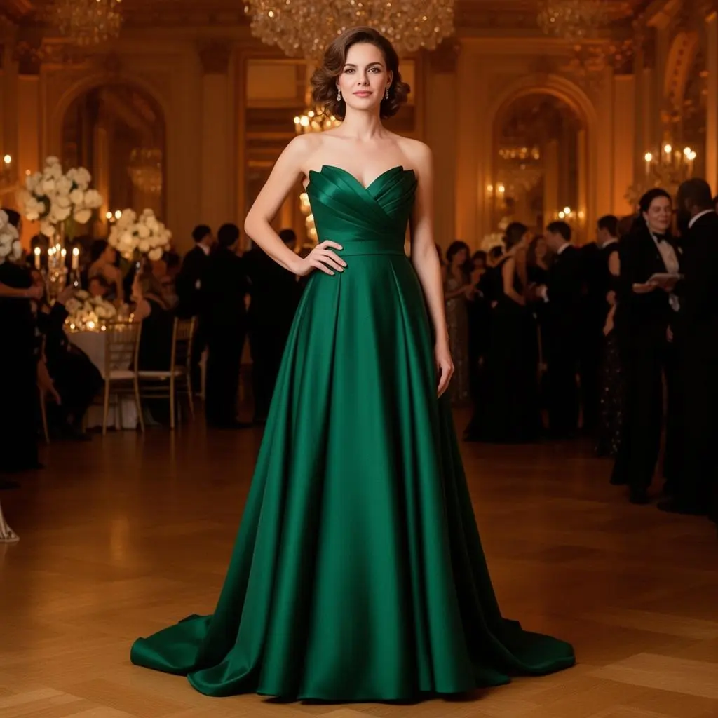 Vestido a medida - look completo