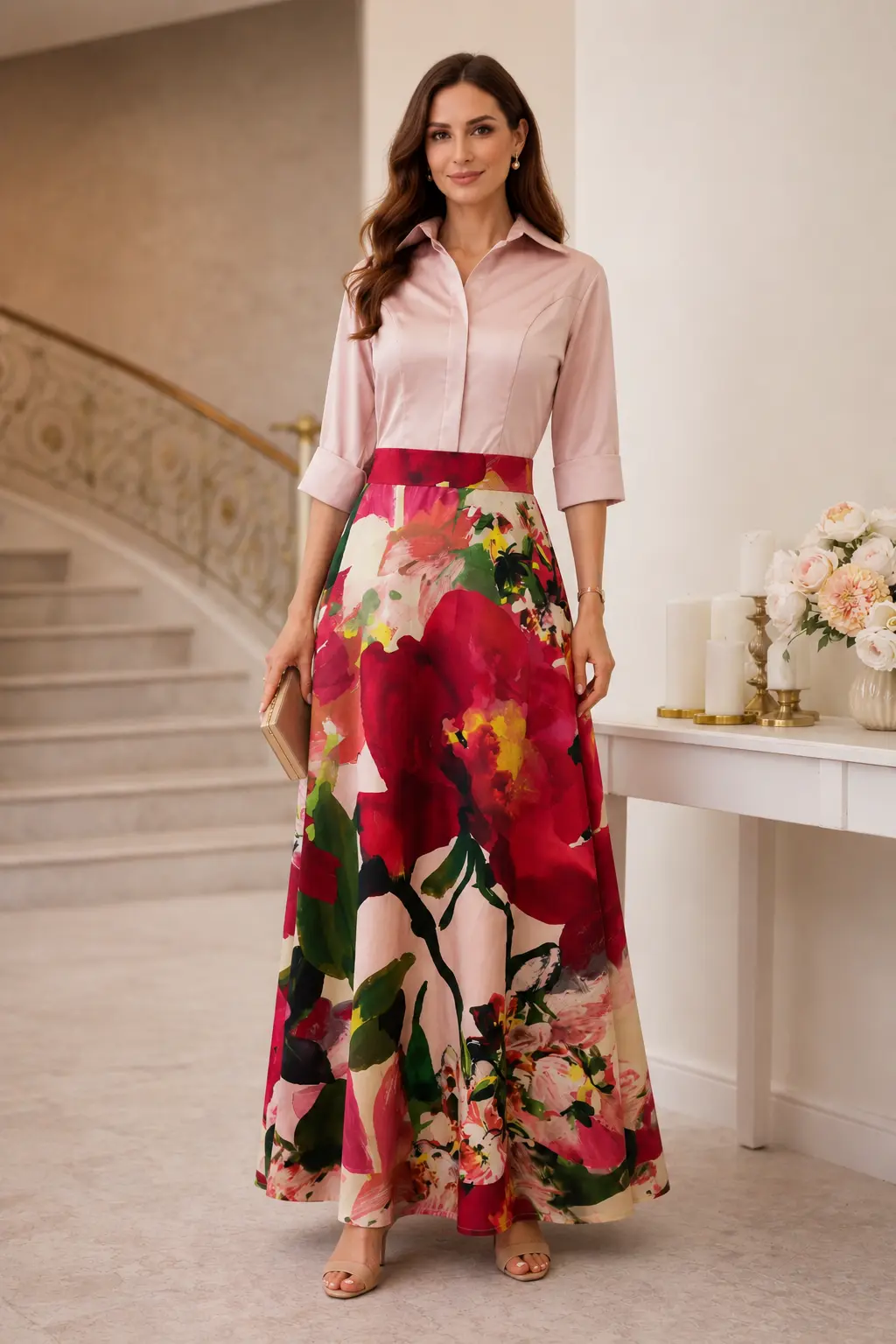 Vestido a medida - look completo