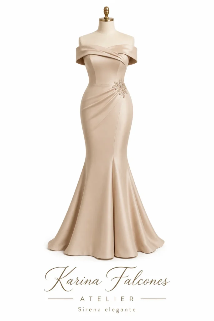 Vestidos de madrina sirena
