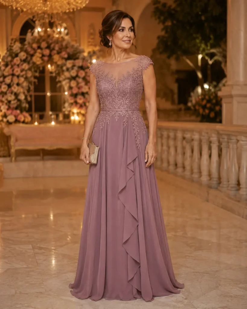 vestidos de encaje para madrinas de boda
